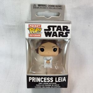 Pocket Pop KEYCHAIN Star Wars PRINCESS LEIA Funko Disney NEW NIP